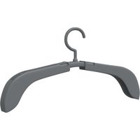 Cintres extensibles 5 pcs Gris vidaXL