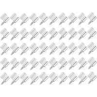 Lntyq 50 Pièces Vis Autotaraudeuses Support,Consoles Pour Etagères,Self-Tapping Screws Cabinet Laminate Support,Utilisé Pour Les Etagères en Verre Etc