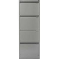 Bisley 4 Drawer Foolscap Filing Cabinet BS4G - Grey