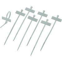 MARQUEUR DE CÂBLE SURFACE DE MARQUAGE : 25 X 9 MM COLORIS NATUREL 539830 100 PCS TRU COMPONENTS
