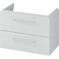kielle Arkas I - Mobile sottolavabo 79x44x57 cm, 2 cassetti, grigio 50011802