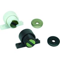 Cricchetti magnetici regolabili - Specifiche: mm 27x15x17h attraz. Kg 2,5 bianco (RMS12) - 12 pz