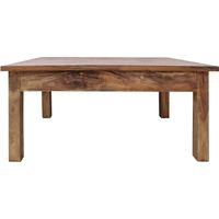 Table basse Table de salon Table de café bois d'acajou massif 96x73x45 cm