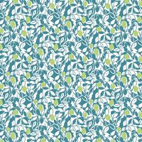 A Street Prints Fruit Leaves Teal Green Wallpaper Botanical Paste The Wall