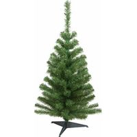 Flora Mini Albero di Natale con Base in Plastica 90 cm