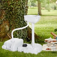 Évier à Main Portable Station De Lavage Des Mains Avec Commande Au Pied Avec Reservoir D Eau Douce De 17 L Roues Porte Serviettes Évier à Main Portable Station De Lavage Des Mains Avec Commande Au Pied Avec Reservoir D Eau Douce De 17 L Roues Porte Serviettes