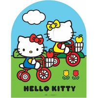 Passe tête géante en carton Hello Kitty jardin H 123 CM