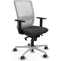 Silla de oficina piqueras y crespo Haches gris oscuro cuero sintético