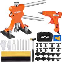 VEVOR Kit 46 Pezzi Estrattore per Riparazione di Ammaccature Potenza 20W per Carrozzeria Auto Veicolo da Garage Officina Fai-da-te, Kit Strumenti Estrattore di Ammaccature per Carrozzeria in Alluminio