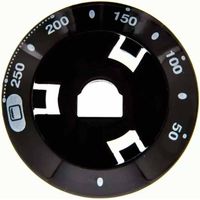 Suplemento Mando Temperatura Horno Fagor Edesa Aspes C20K000B7 (Negro)