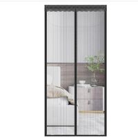Moustiquaire magnétique pour portes 90 x 210 cm,filet fin fermeture automatique,rideau moustiquaire,porte fenêtre,moustiquaire magnétique sans perçage pour porte fenêtre,balcon,salon