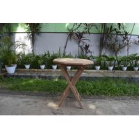 Table octogonale pliante en bois de Teck