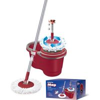 Secchio Strizzatore Roll con Mop ad Asta Rotante + 2 Ricambi