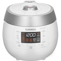 Cuckoo CRP-RT1008F Cuoci riso Bianco/Argento con display