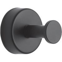 Appendino bagno a muro in acciaio inox finitura nera opaca MONDE-N kamalu