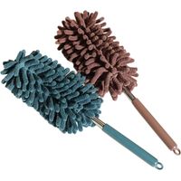 2 Pcs Small Dusting Brush, Hand Brush, Extendable Duster, Microfibre Dust Removal Tool for Home, Office Car