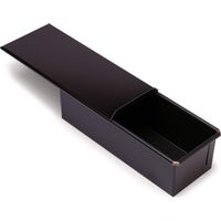Gobel 219310 - Stampo per Pane con Coperchio, Antiaderente, 25 x 9,3 cm, Colore: Bianco