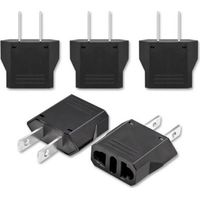 5x Adaptateur de Voyage,adaptateur prise france vers usa,adaptateur prise usa,adaptateur usa,adaptateur prise canada,Adaptateur Prise Universelle Americaine/Chine/Japon/Canada/Mexique