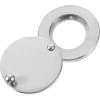 jonction de sécurité pour porte d entrée plaque métallique