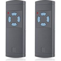 2 pièces Télécommande de Porte de Garage pour Hörmann HS4-868, HSE2-868, HSM4-868, Compatible avec Hörmann Blue Buttons 868.3MHz Télécommande pour Garage