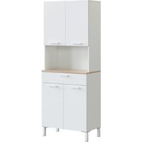 Armadio Multiuso Grande - Bianco 40x186h cm