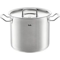 Fissler 084-118-24-000-0 Original Profi Collection Pentola con Coperchio 24 cm 9,1 L Acciaio inox Gas Alogena Induzione colore Acciaio inox