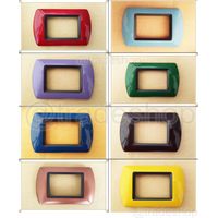 Abs Placchette Compatibilial Pour Master Model Copriprese Bois Clair
