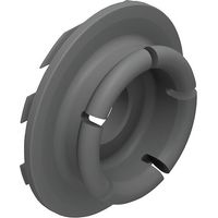 Clips mâles pour fixation de panneau petite surface Very Low Profile - 10 kg - résistant au feu - à visser ou à coller - DOMARINE