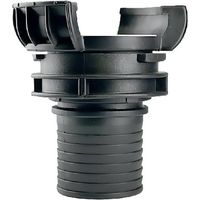 Demi raccord symétrique Guillemin, pompier, à douille annelée réduite - polypropylène DN 40 x 40mm