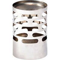 Terminale di scarico per stufe a pellet in acciaio INOX - 8cm