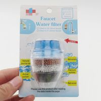Filtre à eau, filtre à eau à charbon actif pour robinet de cuisine, filtre pour robinet rond