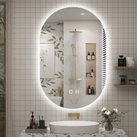 Freosen – Miroir salle de bain lumineux 90x60cm – Éclairage LED 3 modes dimmables – Anti-buée – IP44 étanche – Installation verticale