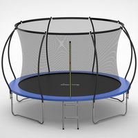 GALACTICA Trampoline 12FT with Enclosure Safety Net for Kids Toddler Backyard Bouncer Toy