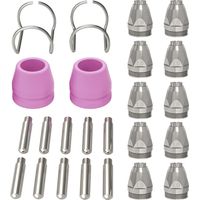 AG-60 Plasma Cutter Torch Consumables, .040'' SG-55 AG-60 WSD-60 Plasma Cutter Accessories for ARCCAPTAIN CUT55/CUT55PRO, 24 pieces