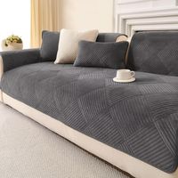 Housse de canapé antidérapante-Housse de Canapé en Flanelle,Protection canape-90210cm