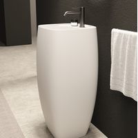 NUR Freestanding PLAN Vert mat. avec bonde. 1 trou