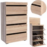 FIGARO sonoma scarpiera 60cm scarpiera grande armadio ingresso