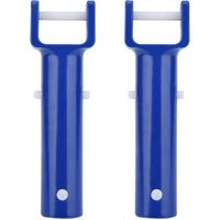 Ulisem2pcs V Head Handle Blue Swimming Pool V Shaped Brush Handle Head Replacement for accessori per piscine