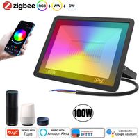 Tuya Faro a LED Smart Zigbee RGBCW Impermeabile da Esterno 100W