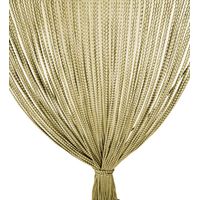 Mariel © SOFT BEADED TENT en Soft Anti-insect anti-noise Tissu fils beiges Cm. 140x230