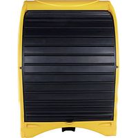 PE-Gefahrstoffdepot mit Jalousie für 4 x 200-l-Fässer