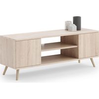 Armoire RTV 155 cm Chêne scandinave sonoma
