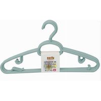 Set 5 Pz Grucce Plastica Stampelle Appendiabito Pantaloni Giacche Azzurro 79327