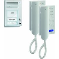 TCS HOME:PACK AUDIO, AUFPUTZ, ZWEIFAMILIENHAUS, PSC2120-0000 - BESTEHEND AUS AUDIO AUßENSTATION SERIE PAK 2 TASTEN AP, 2X AUDIO