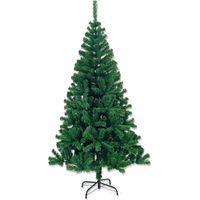 Árbol de Navidad Artificial Verde Quebec con Base Metálica Dayron