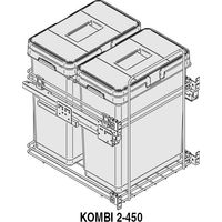 VIBO modulo cubo basura kombi m450 2x30lts. , KOMBICubos: 2x30LMueble: 450Sistema de cubos de basura para muebles de 300, 450 y 600mm.Compu