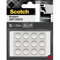 Blisterpackung mit 12 transparenten sp91a59 scotch 7100309740 12 transparenten Stoßdämpfern mit 13 mm Durchmesser