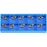 Plaquettes de Tournage en Carbure de Tungstène DCMT51.51 (DCMT070204) Plaquettes de tour à Commande Numérique Revêtues Multicouches avec Insert DCMT