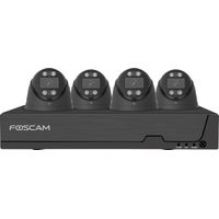 Foscam FNA108E-T4-2T black LAN IP-Überwachungskamera-Set 8-Kanal mit 4 Kameras 3840 x 2160 Pixel