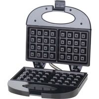 Thulos Waffeleisen, 2 antihaftbeschichtete Hohlräume, 750 W.